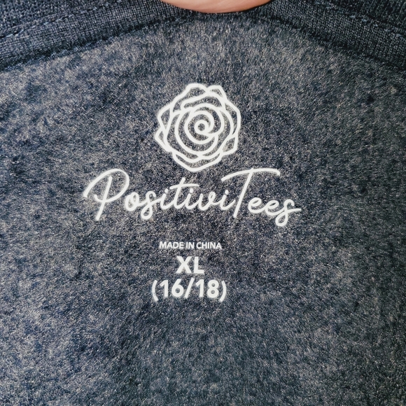 Positive Tees NEW Fleece Lined Graphic Sweatshirt 441 - Picture 3 of 4